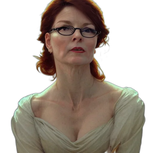 staff, dress, face, crown transparent PNG cut-out