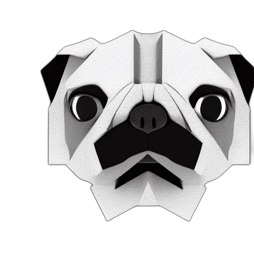 mask, animal, face, 3d render transparent PNG cut-out