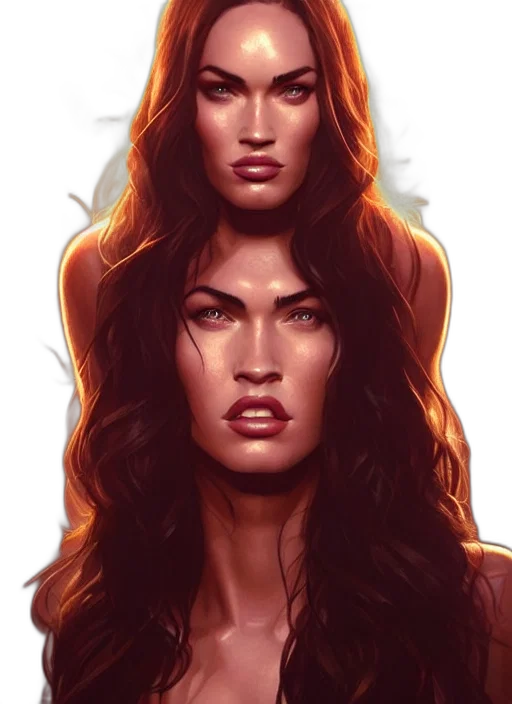face, hair, comic book art, concept art transparent PNG cut-out