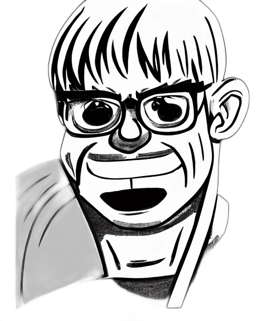 face, creature, cartoon, comic book art transparent PNG cut-out