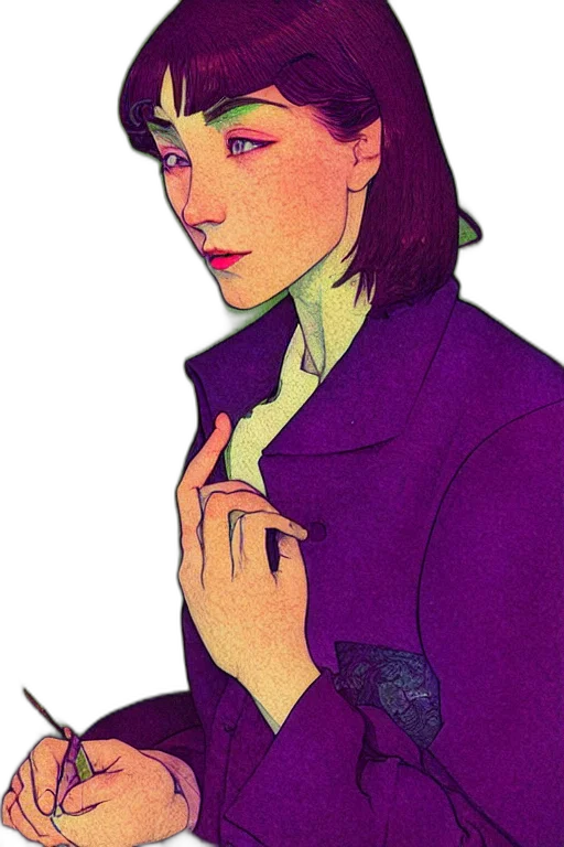 jacket, face, staff, jewelry transparent PNG cut-out