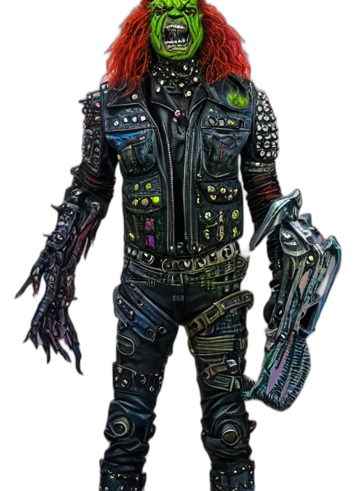 robot, jacket, cyberpunk, concept art transparent PNG cut-out