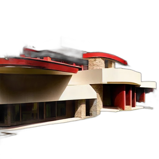 building, crown, 3d render, concept art transparent PNG cut-out