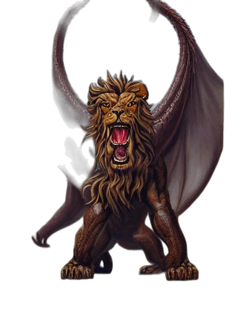 dragon, animal, creature, staff transparent PNG cut-out