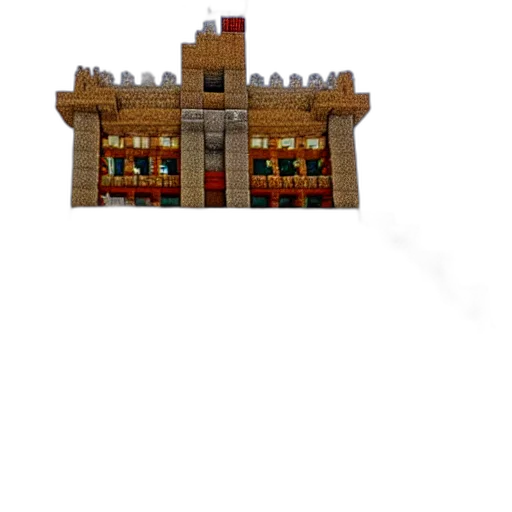 crown, building, dragon, staff transparent PNG cut-out