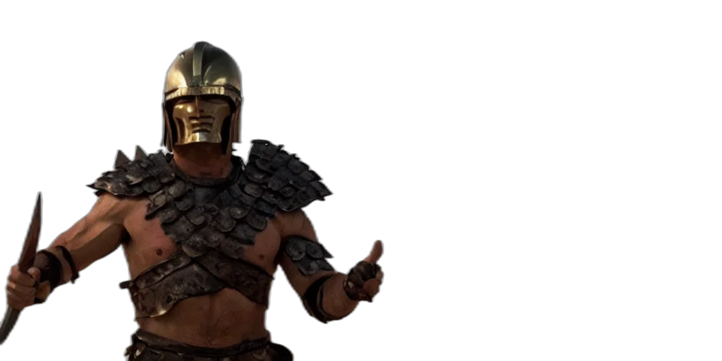 mask, sword, weapon, 3d render transparent PNG cut-out