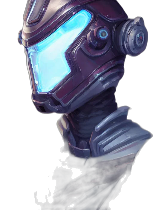 robot, mask, face, weapon transparent PNG cut-out