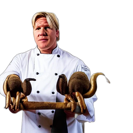staff, food, animal, chef transparent PNG cut-out