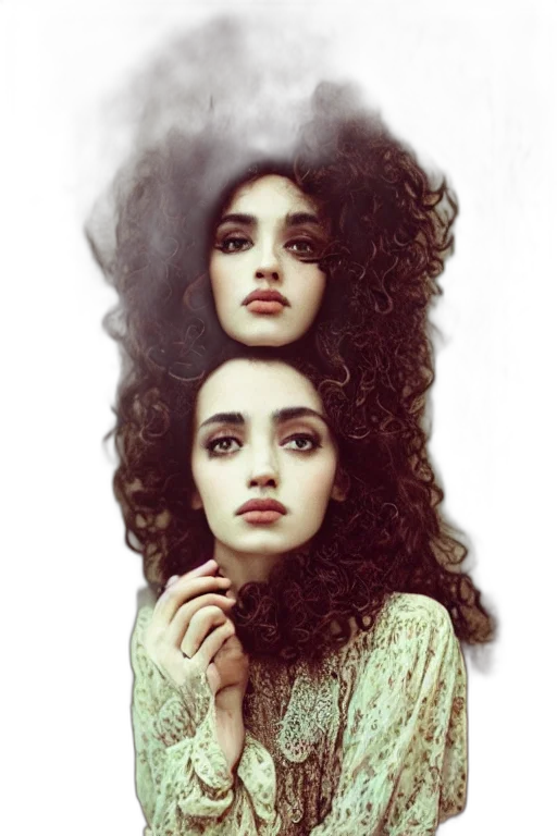 hair, face, photorealistic, fantasy art transparent PNG cut-out