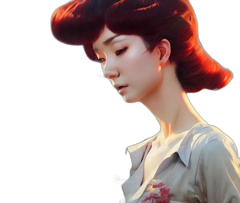 face, hair, crown, dress transparent PNG cut-out