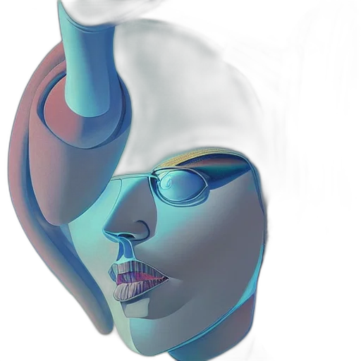 mask, face, robot, crown transparent PNG cut-out