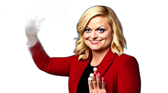 jacket, staff, leslie, knope transparent PNG cut-out