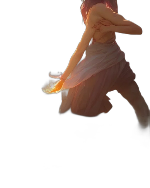 dress, staff, mask, weapon transparent PNG cut-out