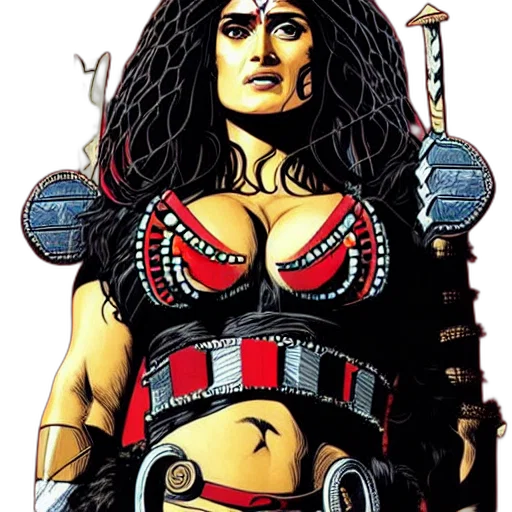 comic book art, concept art, cartoon, fantasy art transparent PNG cut-out