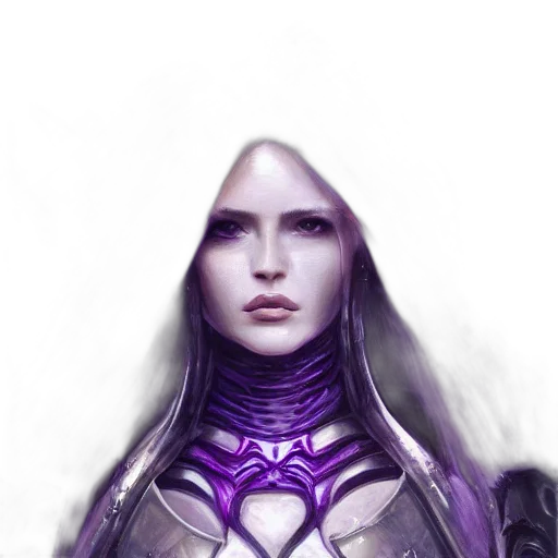 face, fantasy art, concept art, photorealistic transparent PNG cut-out