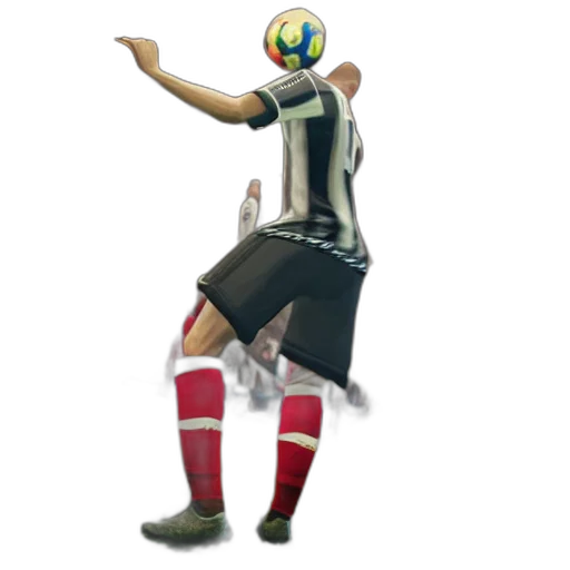 concept art, 3d render, pixel art, fifa transparent PNG cut-out