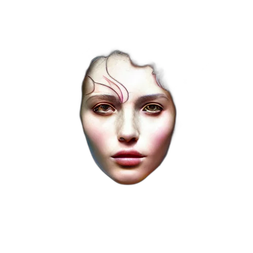 face, mask, creature, crown transparent PNG cut-out