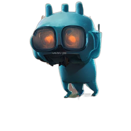 robot, mask, creature, animal transparent PNG cut-out