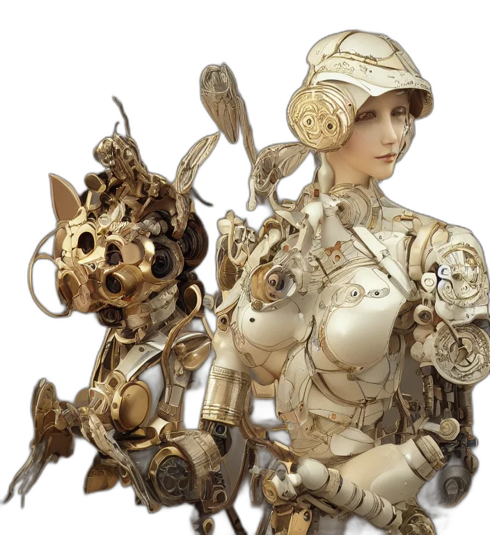 robot, jewelry, weapon, concept art transparent PNG cut-out