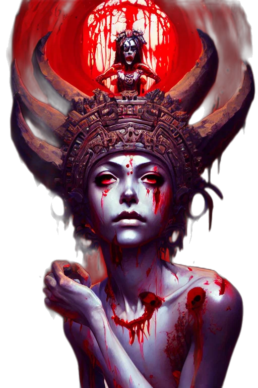 crown, face, concept art, fantasy art transparent PNG cut-out
