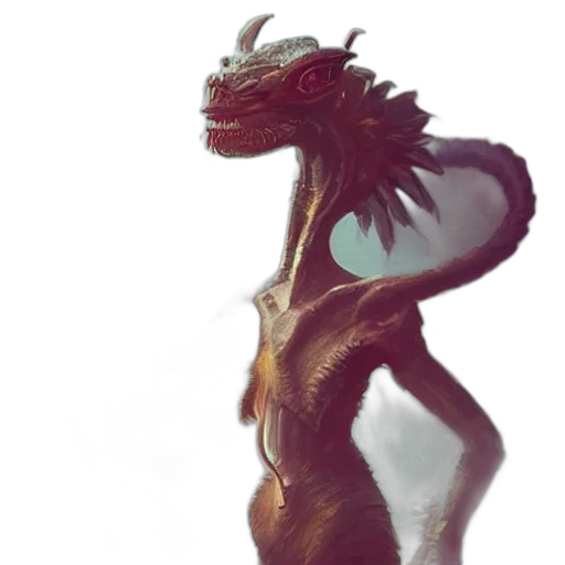 dragon, creature, animal, mask transparent PNG cut-out