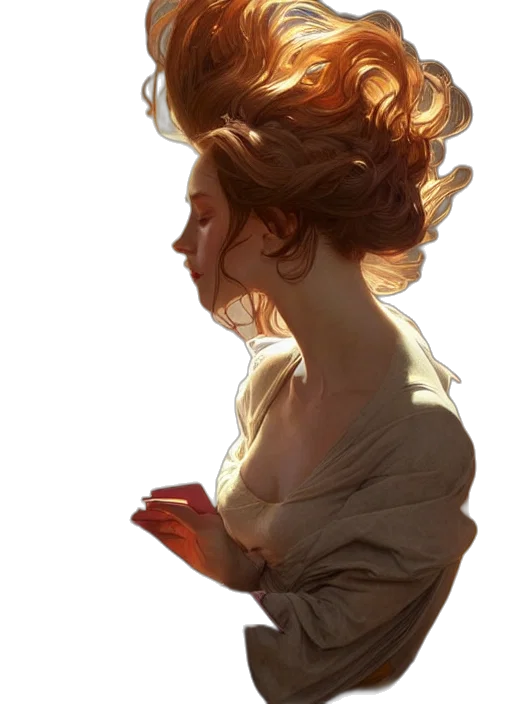 dress, hair, face, crown transparent PNG cut-out