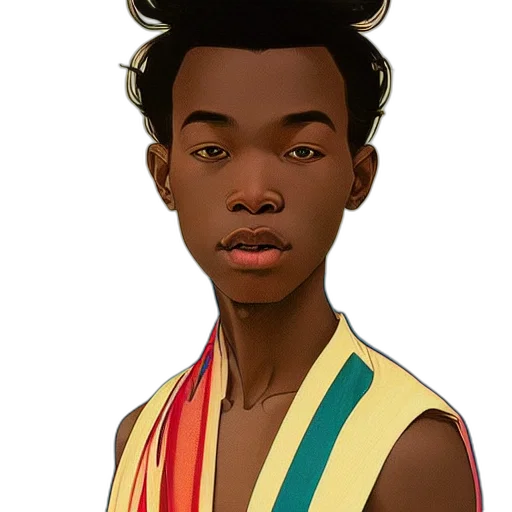 face, hair, cartoon, concept art transparent PNG cut-out
