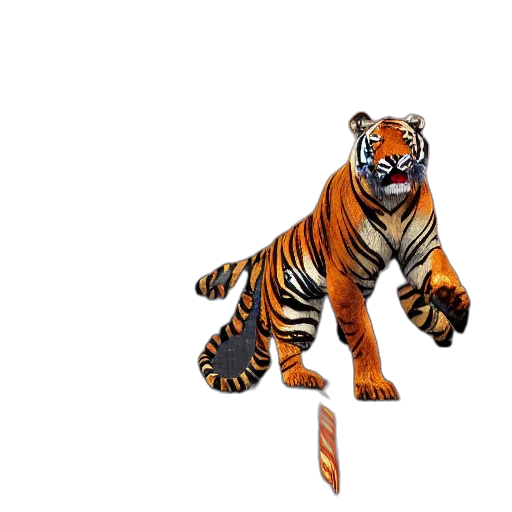 animal, staff, creature, 3d render transparent PNG cut-out