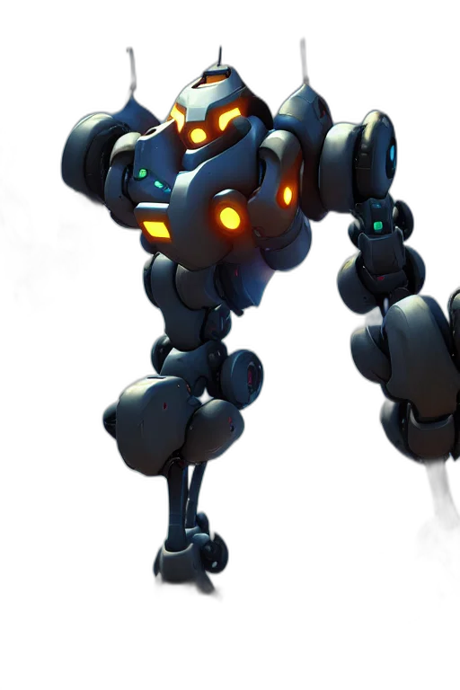 robot, weapon, staff, creature transparent PNG cut-out