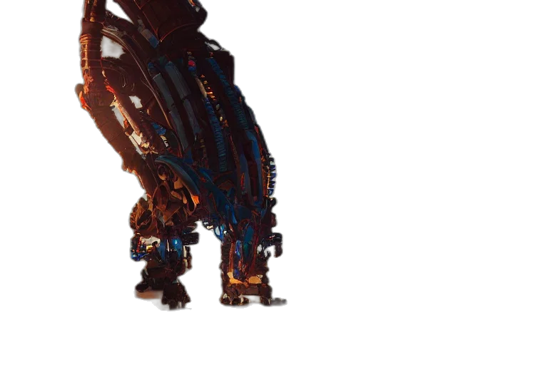 robot, weapon, creature, dragon transparent PNG cut-out