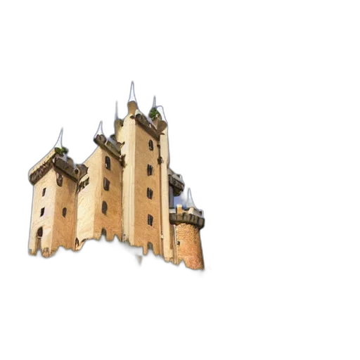 building, crown, 3d render, concept art transparent PNG cut-out