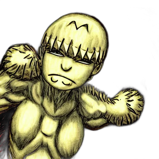 creature, robot, mask, hair transparent PNG cut-out
