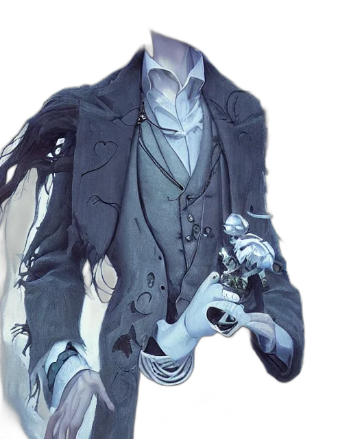 jacket, robot, mask, creature transparent PNG cut-out
