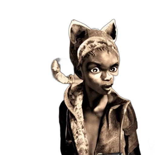 creature, animal, mask, jacket transparent PNG cut-out