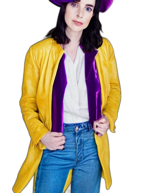 jacket, staff, photorealistic, 3d render transparent PNG cut-out