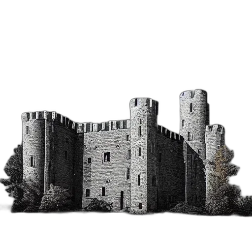 crown, building, dragon, tree transparent PNG cut-out