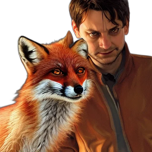 animal, jacket, concept art, photorealistic transparent PNG cut-out