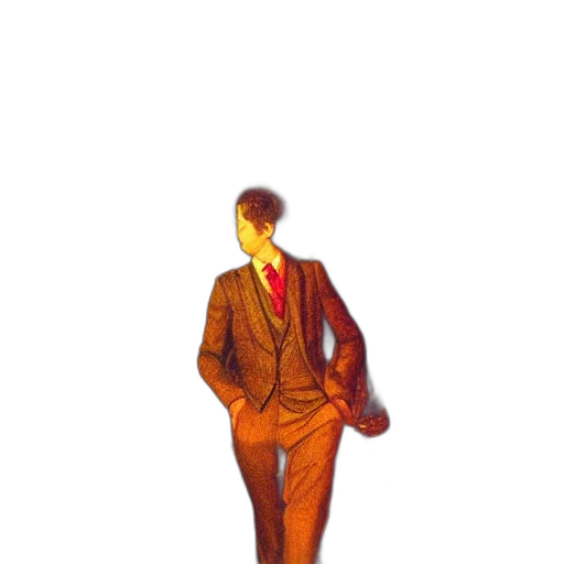 staff, jacket, robot, face transparent PNG cut-out