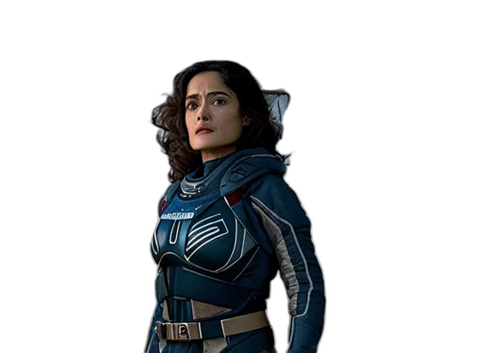 jacket, staff, robot, face transparent PNG cut-out