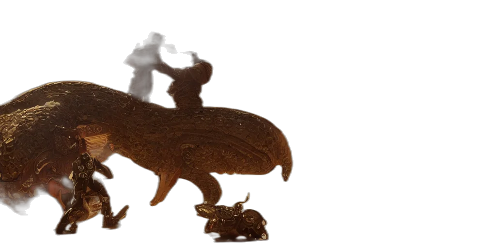 dragon, animal, creature, 3d render transparent PNG cut-out