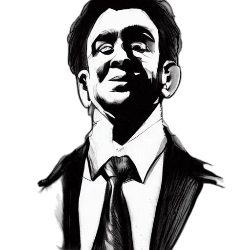 cartoon, comic book art, pencil sketch, concept art transparent PNG cut-out