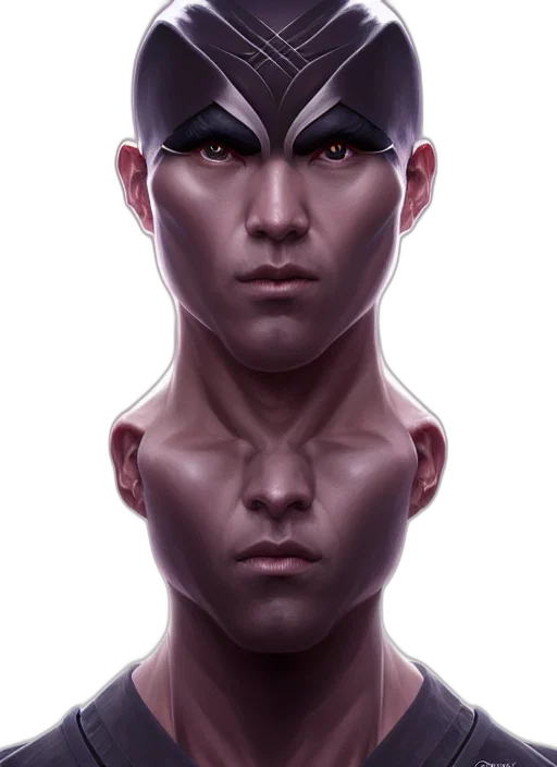 face, mask, creature, concept art transparent PNG cut-out