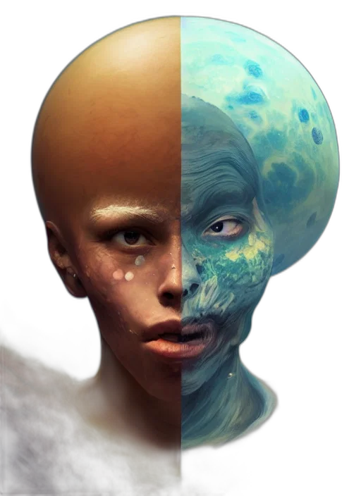 mask, face, creature, robot transparent PNG cut-out