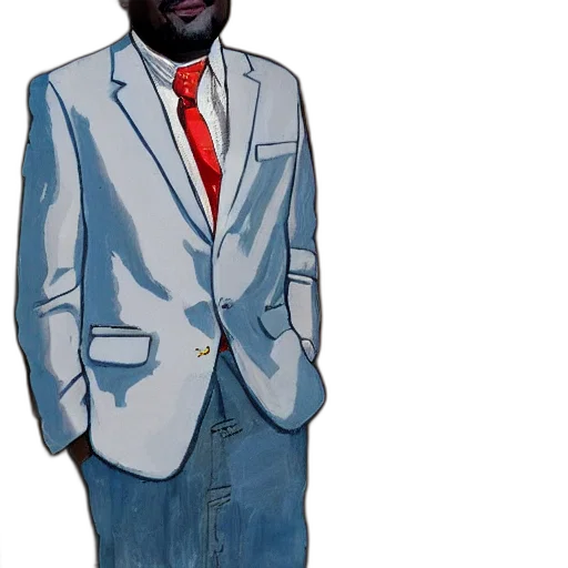 jacket, staff, face, cartoon transparent PNG cut-out