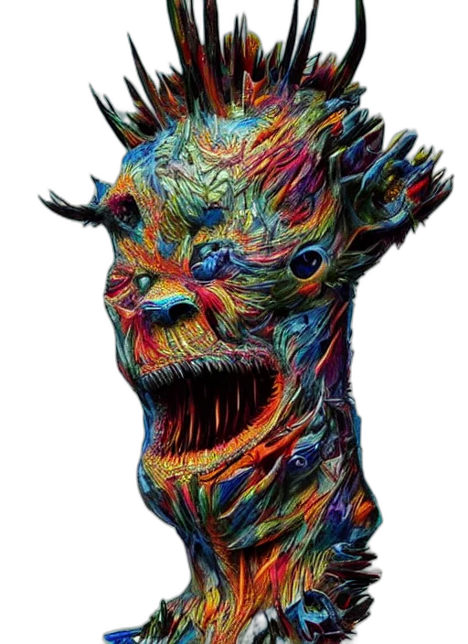 creature, mask, dragon, face transparent PNG cut-out