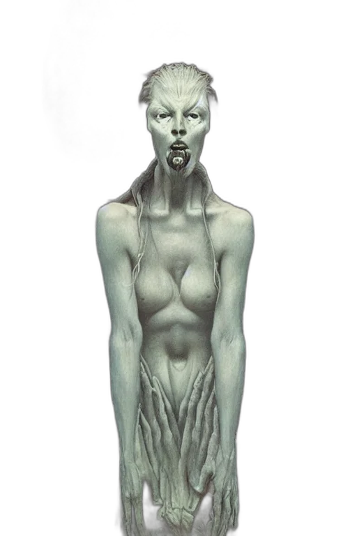 creature, staff, mask, face transparent PNG cut-out