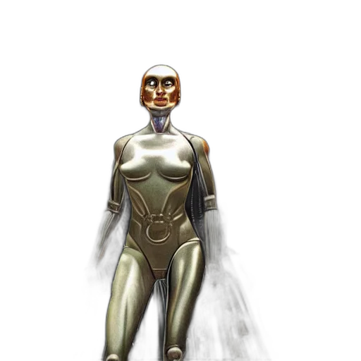 robot, staff, mask, concept art transparent PNG cut-out