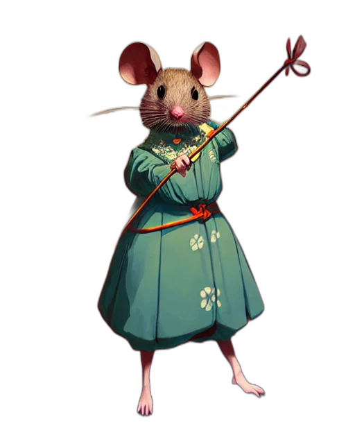 staff, animal, weapon, jacket transparent PNG cut-out