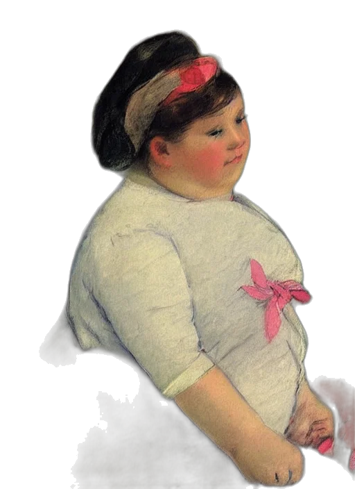 hat, dress, face, staff transparent PNG cut-out