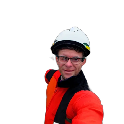 staff, hat, jacket, face transparent PNG cut-out